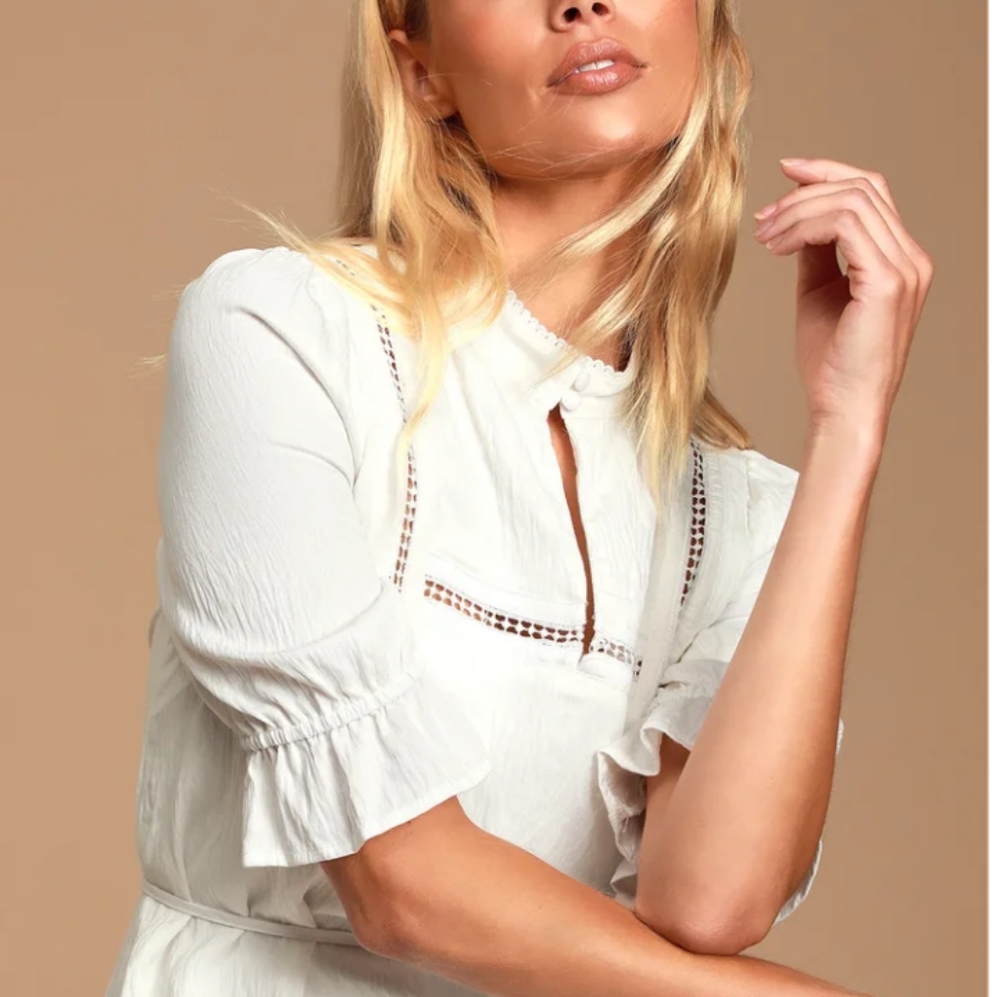 Ruffle Mini Dress - Picture 3 of 6